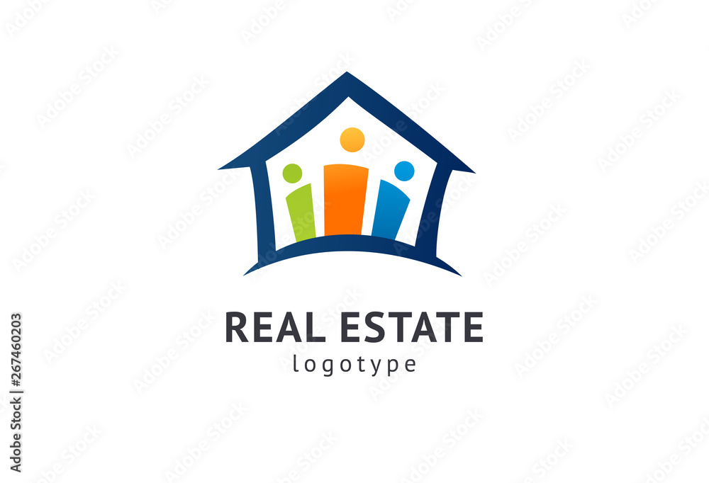 Abstract real estate agent logo icon vector design. Rent, sale of real estate vector logo, House cleaning, home security, real estate auction. Vector building logo concept. Abstract real estate agent logo icon vector design. Rent, sale of real estate vector logo, House cleaning, home security, real estate auction. Vector building logo concept.