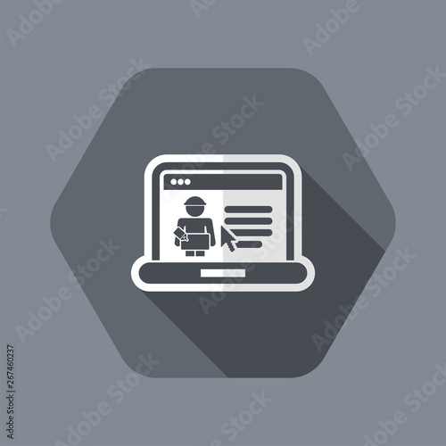 Delivery page of e-commerce website
