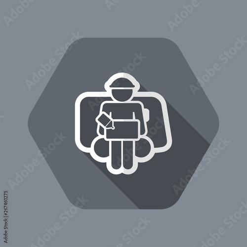 Bellboy concept icon