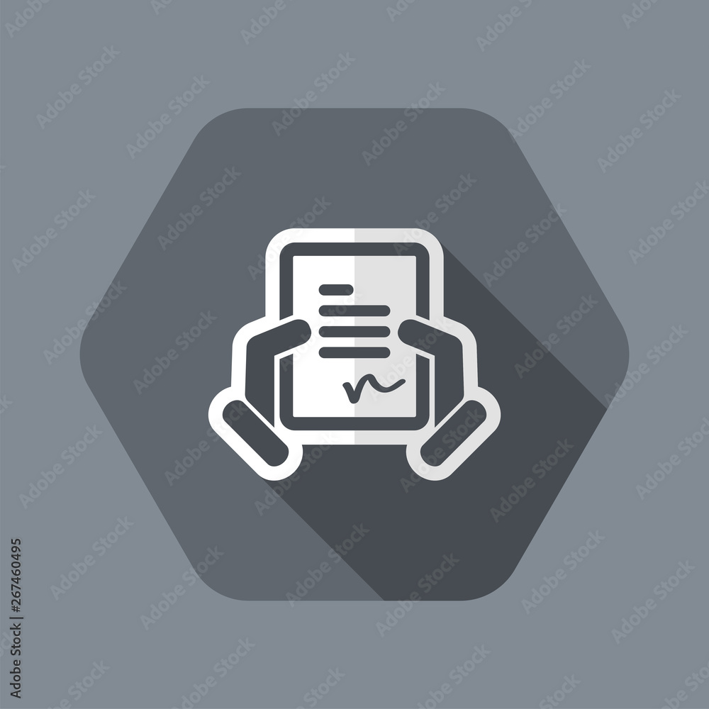 Document signature icon Document signature icon