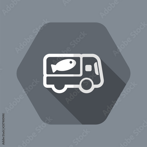 Fish van icon