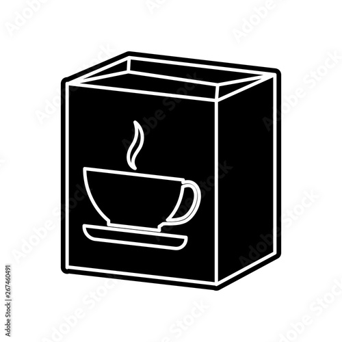a packet of tea icon. Element of Hipermarket for mobile concept and web apps icon. Glyph  flat icon for website design and development  app development