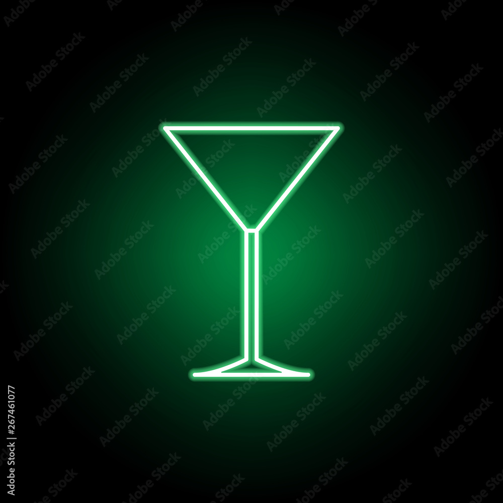 Martini glass, table etiquette icon. Can be used for web, logo, mobile app, UI, UX Martini glass, table etiquette icon. Can be used for web, logo, mobile app, UI, UX