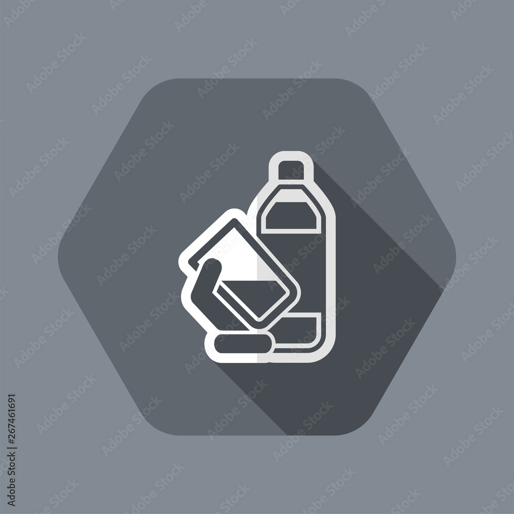 Water bottle icon Water bottle icon
