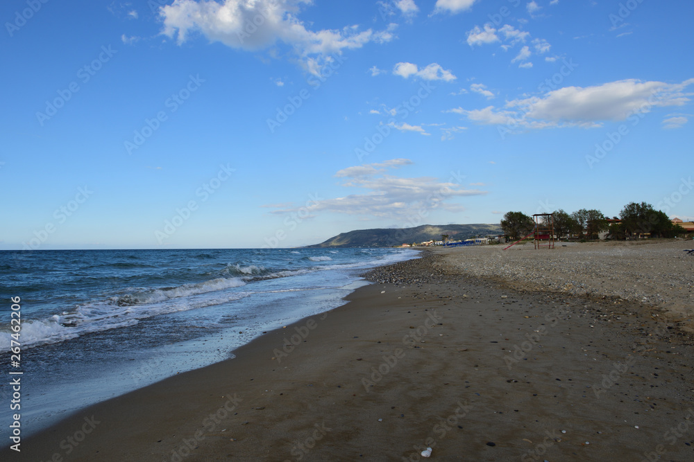 strand in griehenlad, georgioupolis strand in griehenlad, georgioupolis