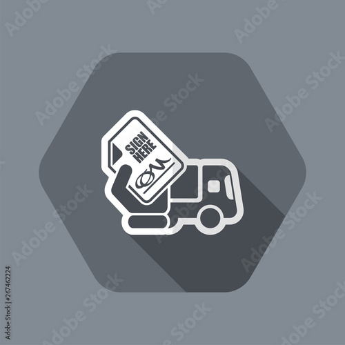 Delivery document sign
