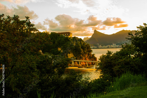 Obraz na plátně Boa Viagem Island, Niteroi, State of Rio de Janeiro, Brazil