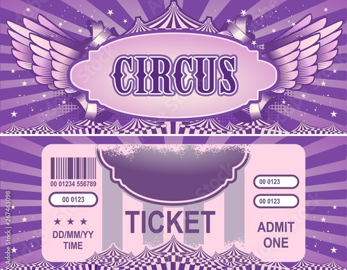 retro circus tickets
