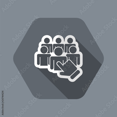 Staff selection icon