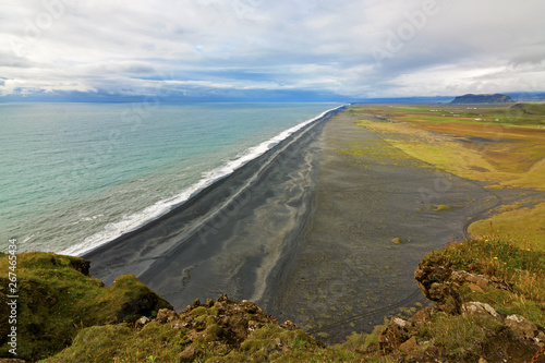 Black beach. Reynisdrangar, Vik, Iceland