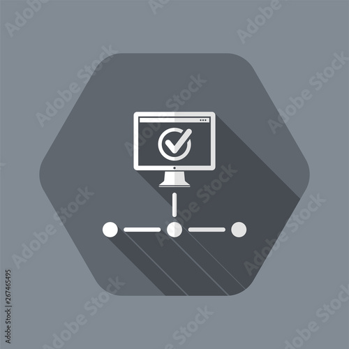 Internet check point icon