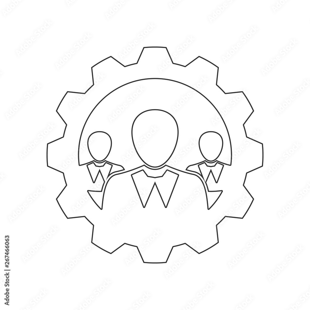 collaborative people design icon. Element of HR for mobile concept and web apps icon. Outline, thin line icon for website design and development, app development collaborative people design icon. Element of HR for mobile concept and web apps icon. Outline, thin line icon for website design and development, app development
