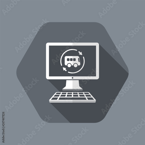 Bus renovated services icon