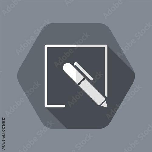 Customized services - flat vector icon