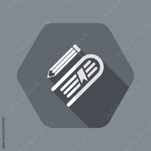 Book icon - Minimal vector icon