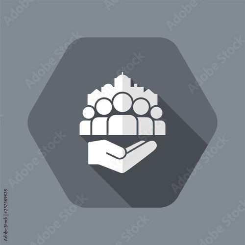 Public services for citizens - Vector icon