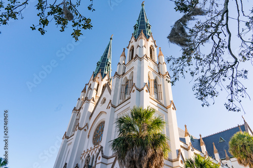 Cathedral of St John the Baptist in Savannah, Georgia photo