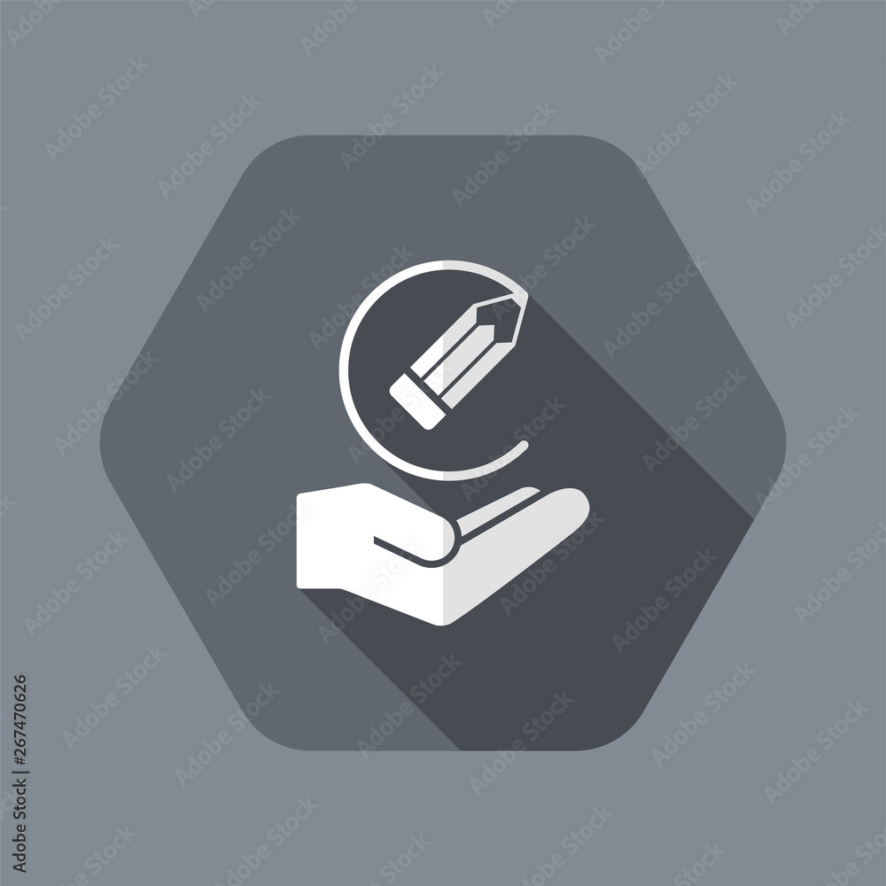 Project design concept - Flat minimal icon Project design concept - Flat minimal icon