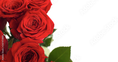 red roses card flower background valentine romance greeting florist