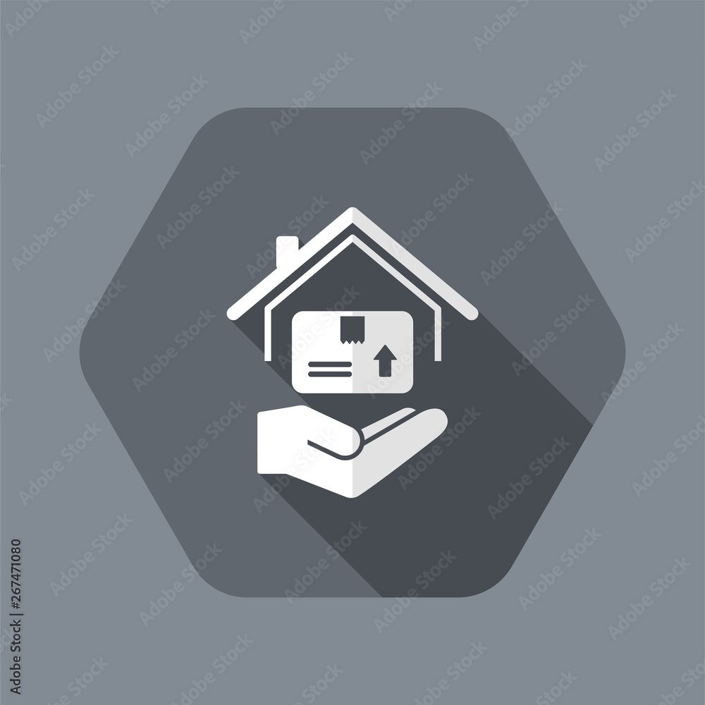 Delivery services - Vector flat icon Delivery services - Vector flat icon