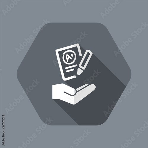 Excellent evaluation test - Minimal icon