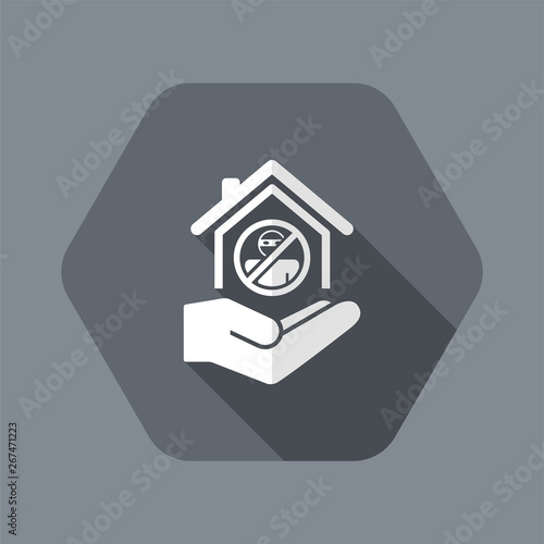 Home protection services - Minimal icon