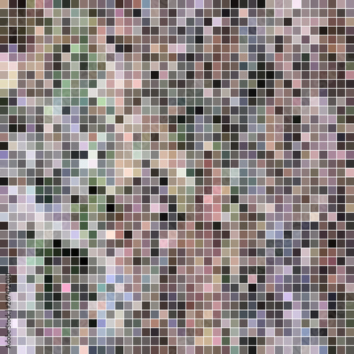 abstract vector square pixel mosaic background