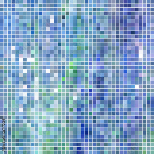 abstract vector square pixel mosaic background
