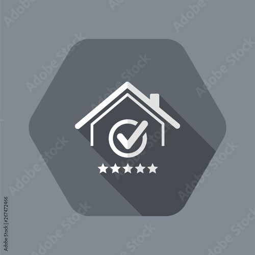 Top rating residence - Vector web icon