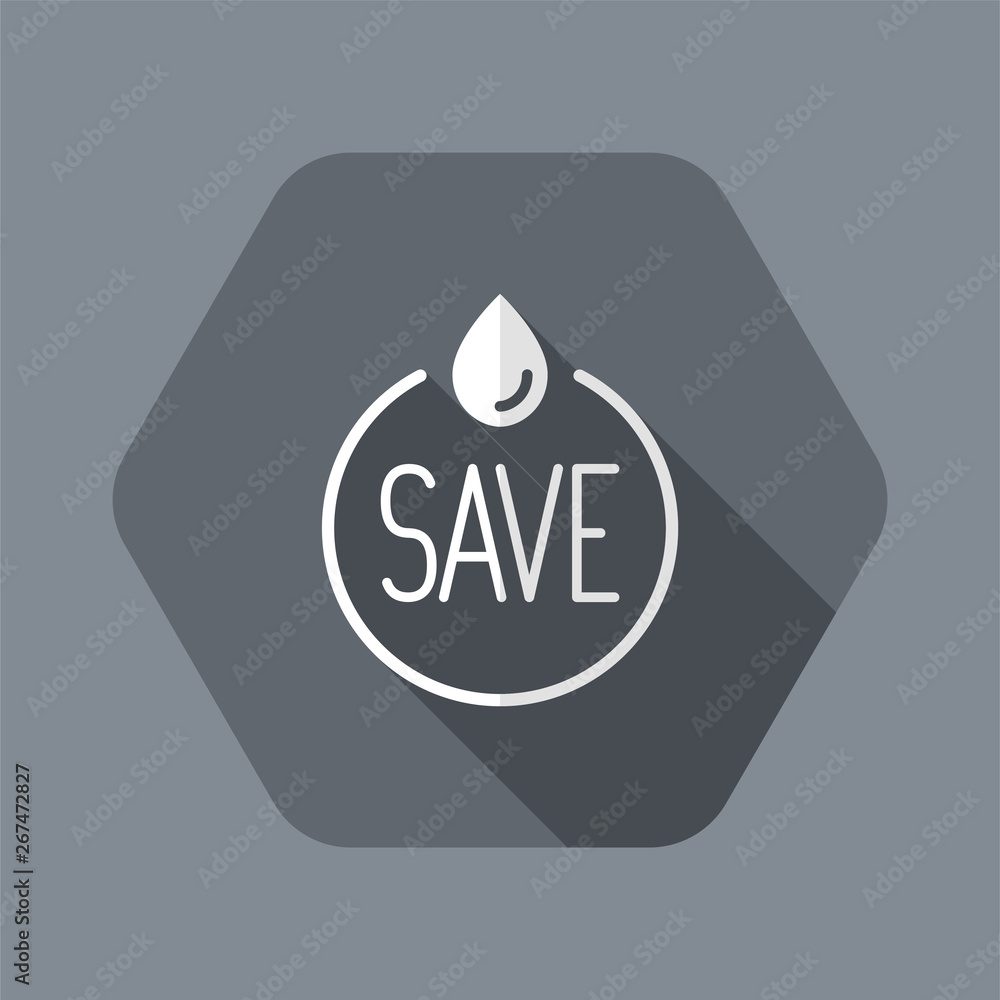 Saving nature symbol - Vector web icon Saving nature symbol - Vector web icon