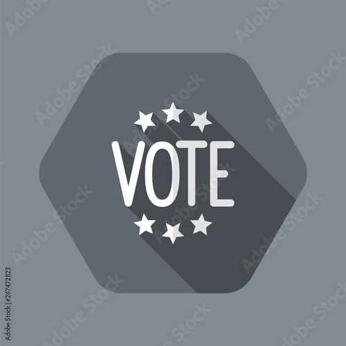 Vote concept - Vector web icon