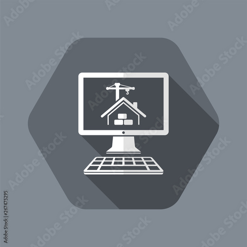 Website under construction - Vector flat icon