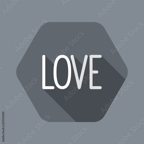 Love symbol - Vector icon for computer website or application