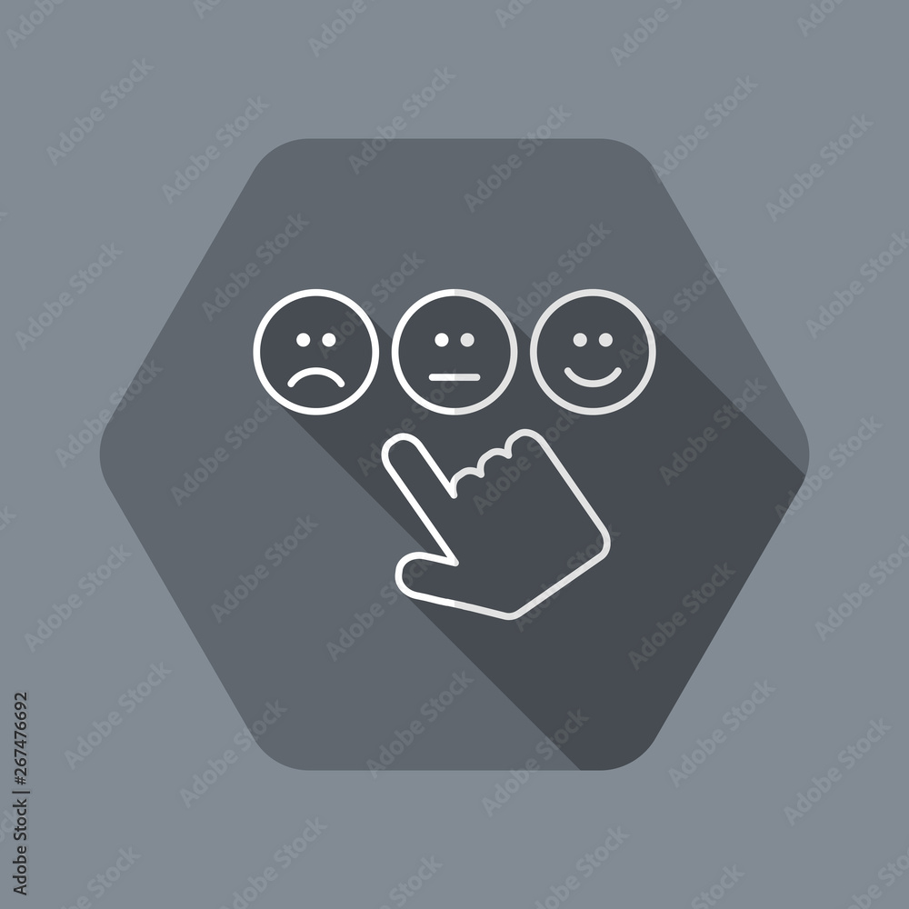 Rating smiley icon - Thin series Rating smiley icon - Thin series