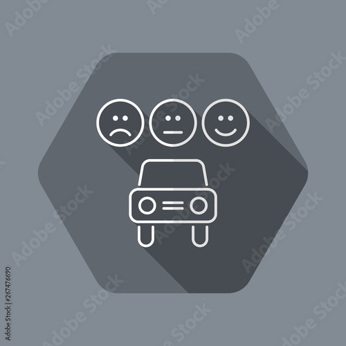 Automotive rating icon - Thin series
