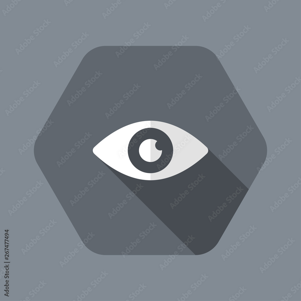 Eye icon. Flat, clean, minimal and isolated vector illustration with minimal and modern design. Eye icon. Flat, clean, minimal and isolated vector illustration with minimal and modern design.