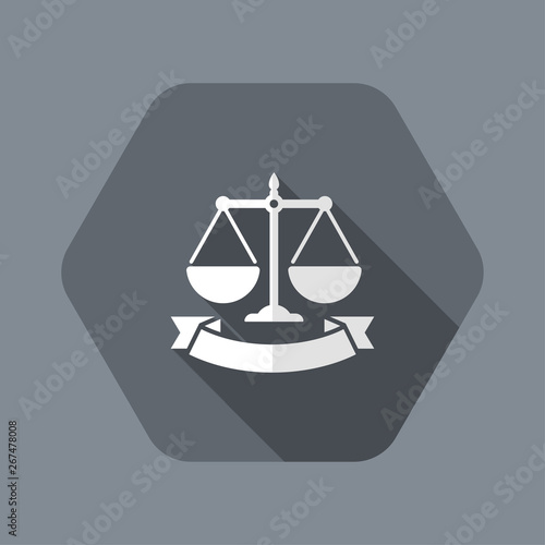 Law certificate icon