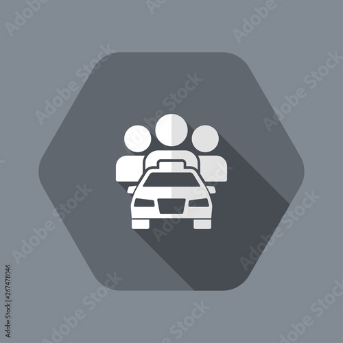 Car sharing icon