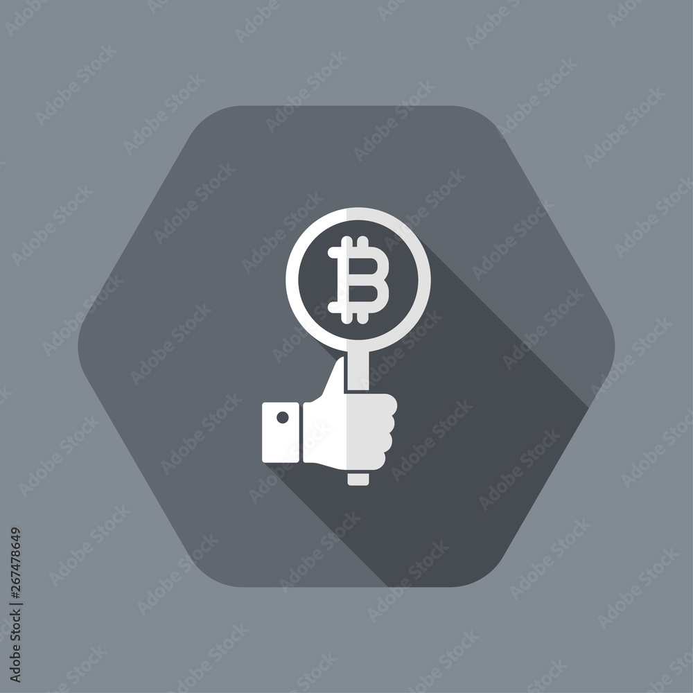 Bitcoin support gesture icon