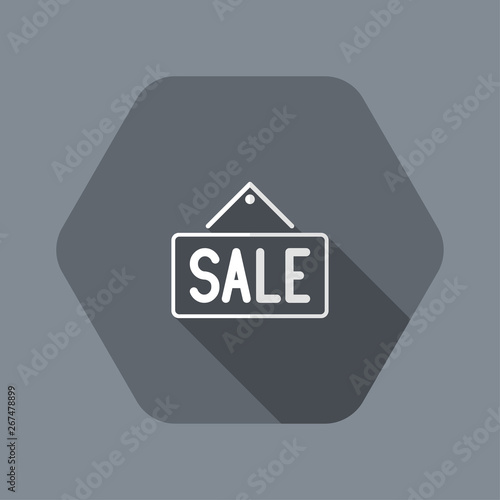 Sale frame concept icon