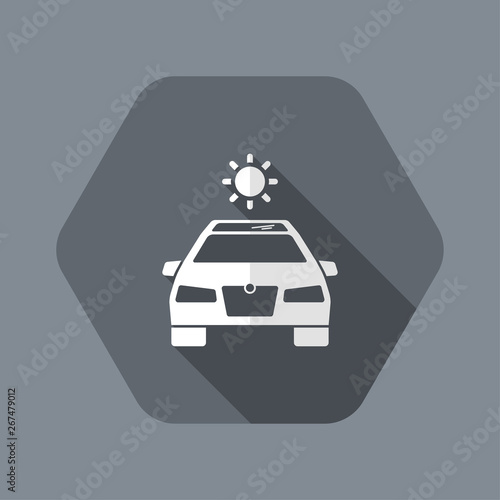 Car with panoramic roof