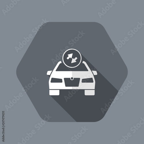 Car transfer service icon