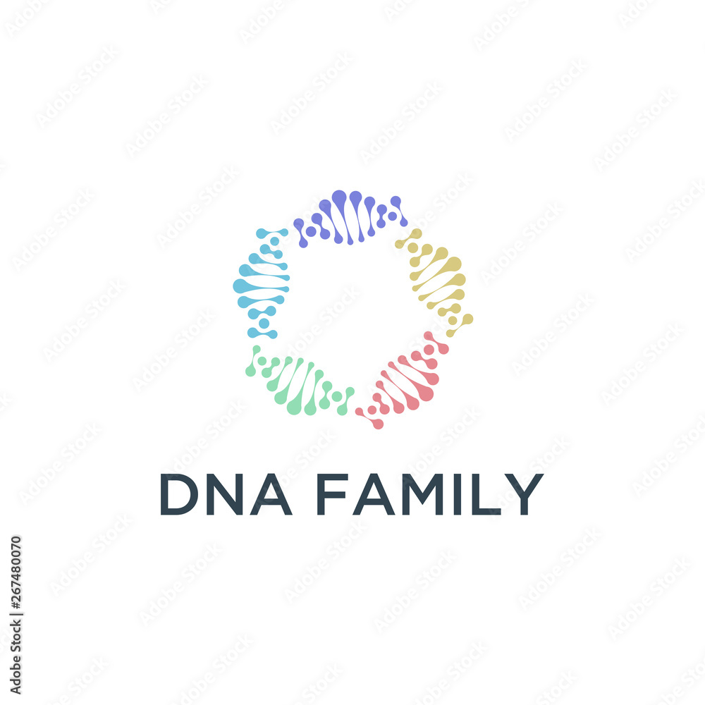 DNA Helix Logo Template. Genetics Vector Design. Biological Illustration DNA Helix Logo Template. Genetics Vector Design. Biological Illustration