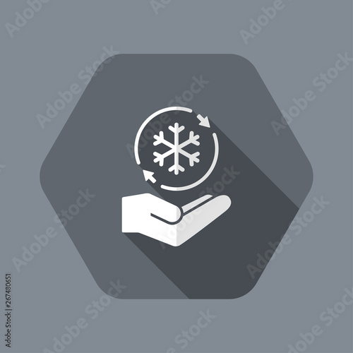 Air conditioning service icon