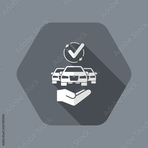 Automotive check concept icon