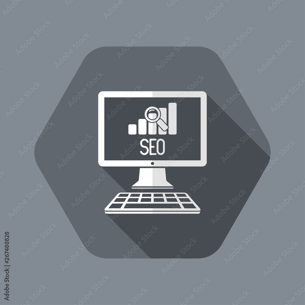 Seo data on computer Seo data on computer