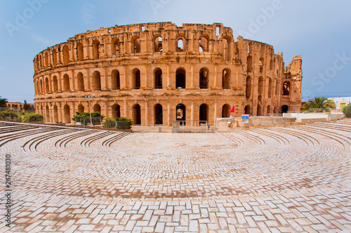 El Djem Africa Colosseum Tunisia  photo