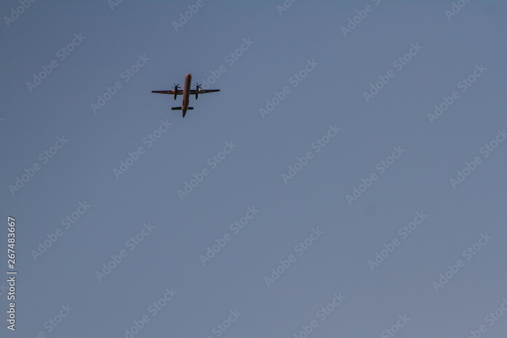 airplane in the sky airplane in the sky