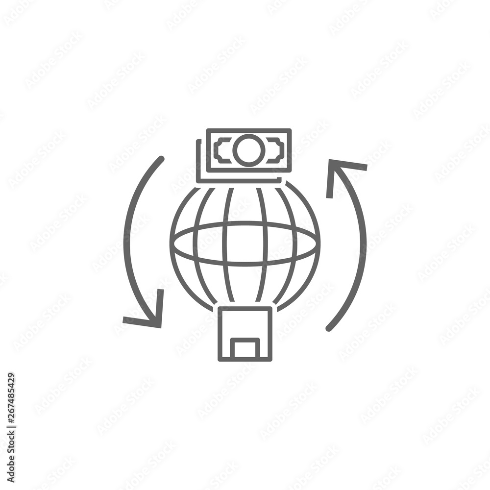 Digital business, trade icon. Element of digital business icon. Thin line icon for website design and development, app development. Premium icon Digital business, trade icon. Element of digital business icon. Thin line icon for website design and development, app development. Premium icon