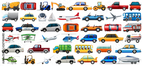 Set of transportation vehicle